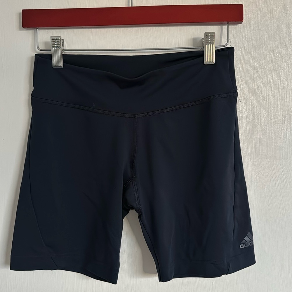 Adidas climalite navy shorts